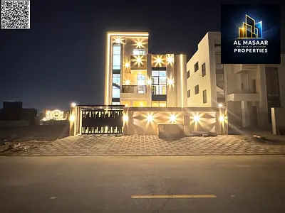 Luxury G+2 villa for sale in Al Helio 2, Ajman. Price includes registration and ownership fees and
