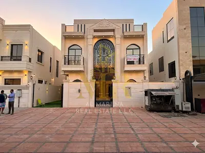 Registration fees included, near Sheikh Mohammed Bin Zayed Road - Freehold for life for all nationalities Villa for sale in Ajman, ready to move in,