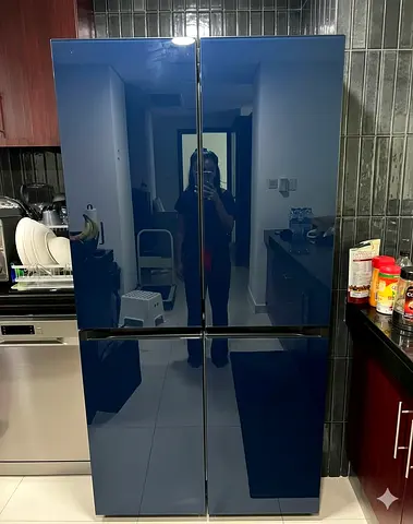 Samsung French Door Refrigerator Bespoke Design Triple Cooling Model RF85A9111AP/AE FS