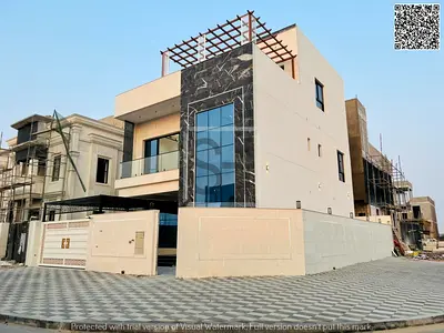 Villa for sale opposite a garden, including registration fees, electricity, water and air conditioning.