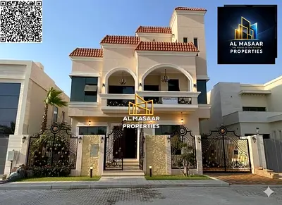 Own the most luxurious villas in Ajman, two floors and a roof with a swimming pool, at a price that