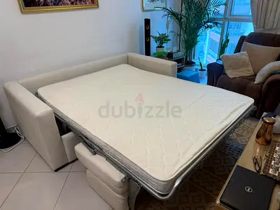 Italian Brand Three seater sofa bed with mattresses Brand new