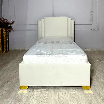 Modern Bed Frame with Headboard