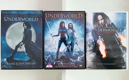 Underworld Trilogy Movie DVD’s
