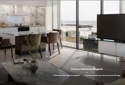 1 bed w Balcony at Radiant Atrium | Pool and Canal view