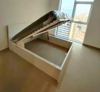 IKEA Malam Ottoman king size size 180×200cm bed with inside full storage and IKEA mattress