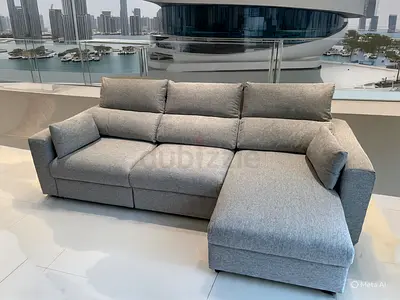 Ikea eskilstuna L shape sofa under storage