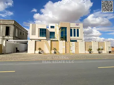 Luxury villa in Al Yasmin with a swimming pool and spacious garden – 6 master bedrooms with a modern design