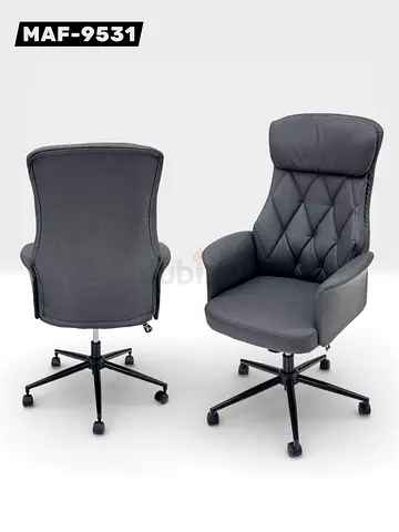 Comfortable Office Chair with High Back Support  COLOUR :BLACK   BROWN