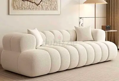 Stylish White Modern 3 seater  Sofa