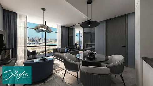 1BR Apartment | The Waterway | Balcony & Pool Access | Downtown & Lagoon Views