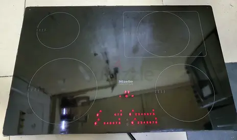 Miele km 6352 cooktop induction 75cm Neat and clean 2000 AED offer 🫴