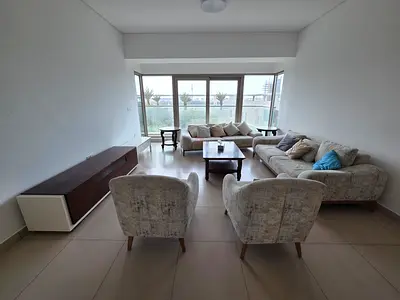 Premium Living Room Furniture Set for Sale: Textured Sofas, Carved Tables  Modern TV Unit