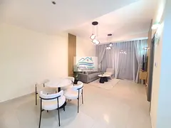Furnished 1BR Apartment | Central Park Tower JVC | Balcony with Downtown View