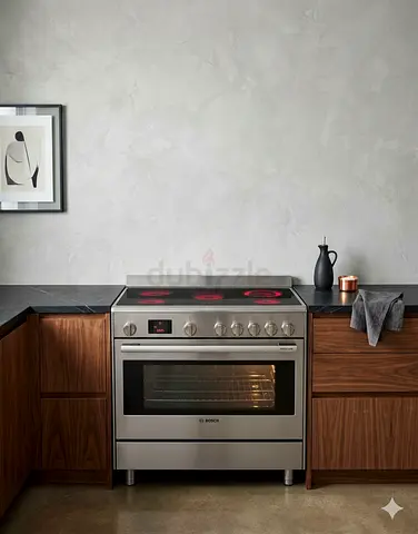 Bosch full electric ceramic 5 HOBS OVEN FAN STOVE 90/60cm  COOKER MODEL НСВ738356М