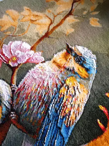 Luxury Handmade Pictorial Carpet – Cat Design