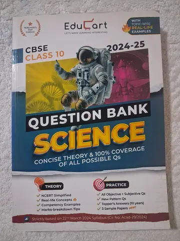 CBSE Class 10 Science Question Bank 2024-25