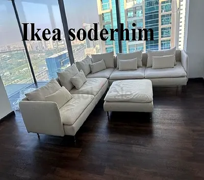 soderhim ikea corner sofa beige brand new condition