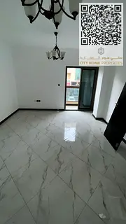 Spacious 1BHK in Al Jurf 2 – Polani 2 Near Al Aqsa School – 2 Bathrooms, Balcony, Central AC –
