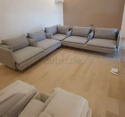 six seater ikea soderhim corner sofa