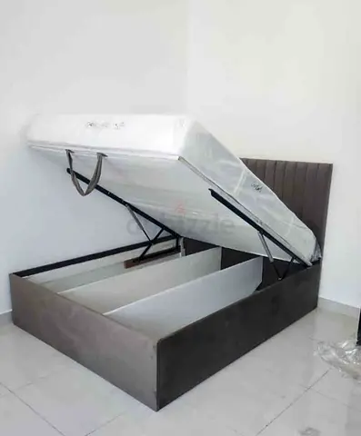 Brand new Queen size bed hydraulic storage bed good Quality Queen bed hydraulic