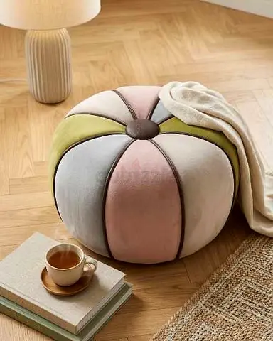 Colorful and Stylish Pouf for Cozy Spaces