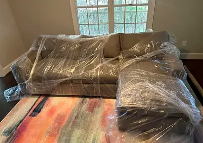 Cratebarrel axis L shape sofa