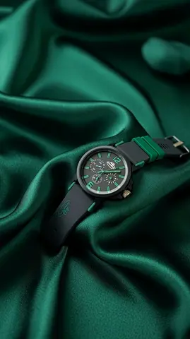 Mens Sport Watch in Green and Black