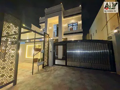 A villa with a price including electricity, water and air conditioning fees on the main street, ready to move in, in the most prestigious areas of Ajm