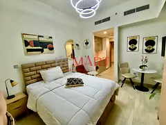 Furnished Studio | Azizi Riviera 30 | Balcony with Open Views