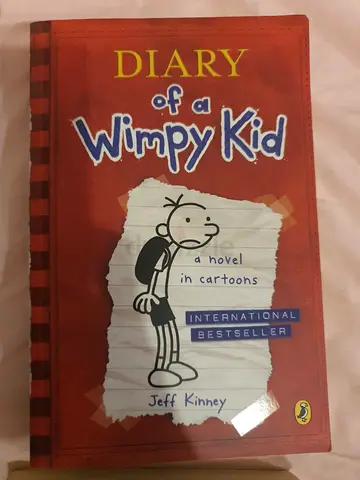 My copy of Diary of a Wimpy Kid (Jeff Kinney)