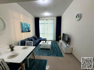 With a breathtaking sea view, a luxurious one-bedroom apartment, fully furnished with brand new, high-end furniture, including all bills, internet, an