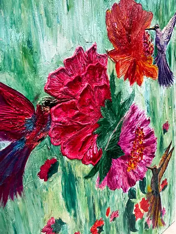 Vibrant Floral Painting