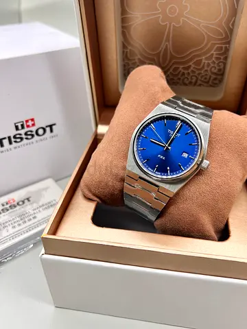 Tissot Mens Watch with Blue Dial