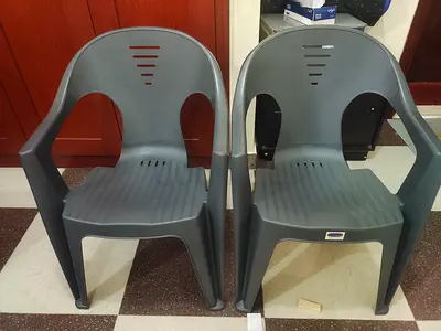 Durable Plastic Chairs - Set of 2