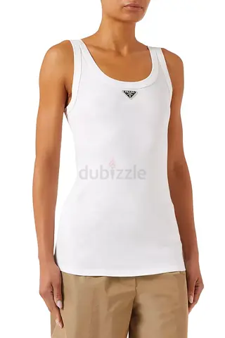 Prada White Tank Top by Prada