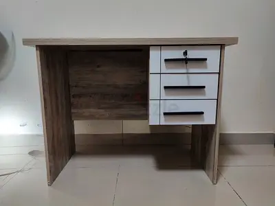 Modern Study Table with Drawers