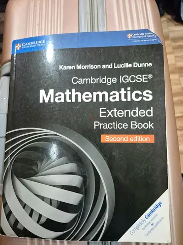 Cambridge IGCSE Mathematics Extended Practice Book