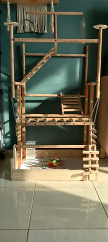Wooden Bird Play Area