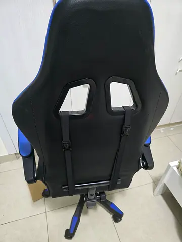 My blue-black racing-style gaming/office chair - used, good condition