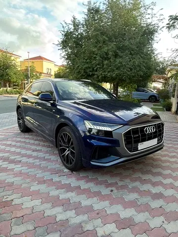 Audi Q8 S Line | Full Service | Immaculate | Blue/Brown | GCC Spec