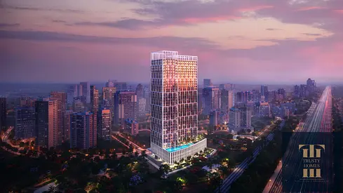1 Bedroom Apartment | Binghatti Titania Majan | Balcony & Pool Access