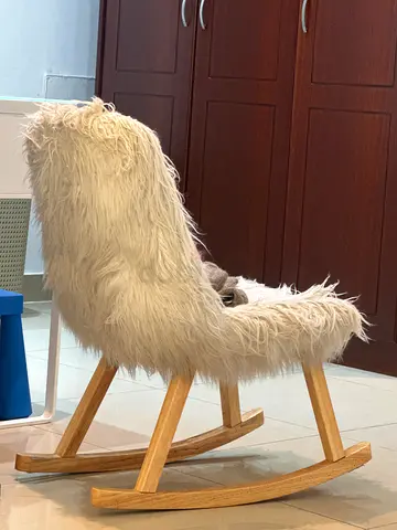 Faux Fur Lounge Chair