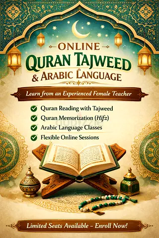 Expert Online Quran Tajweed  Arabic Classes | 15+ Years Experience