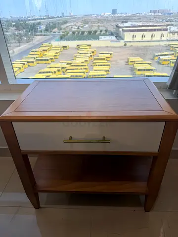 Solid wood nightstand