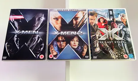 3 X-Men Movie DVD’s