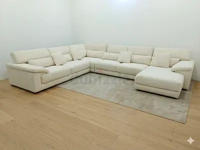 Calia Italia Beige color Ushape sofa