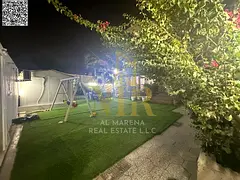 Villa in Al Rawda 1 area, corner plot on two streets, central air conditioning, 5 master bedrooms, f