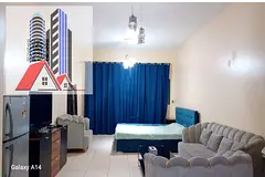 STUDIO for rent in Ajman One Tower Close Kitchen With Parking.