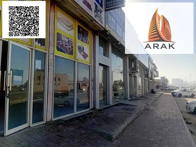For annual rent: Commercial shop in Ajman Industrial Area 1 with a total area of 900 sq.ft, a great opportunity for business owners and investors look